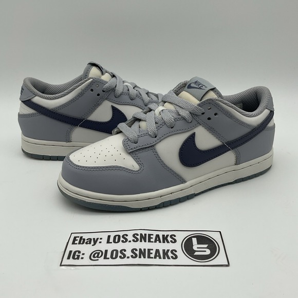 Size 3y- Nike dunk low Summit white(FD9108-101) - Picture 1 of 8